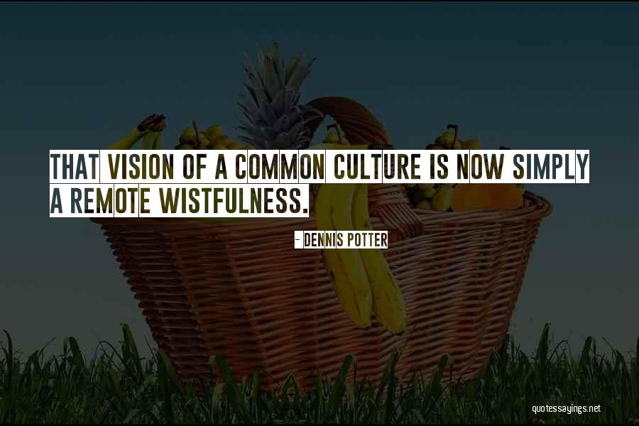 Gitchel Tree Quotes By Dennis Potter
