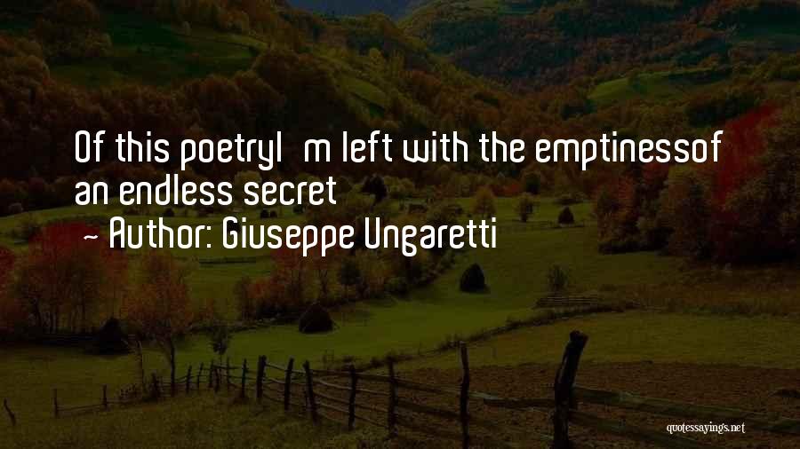 Giuseppe Quotes By Giuseppe Ungaretti