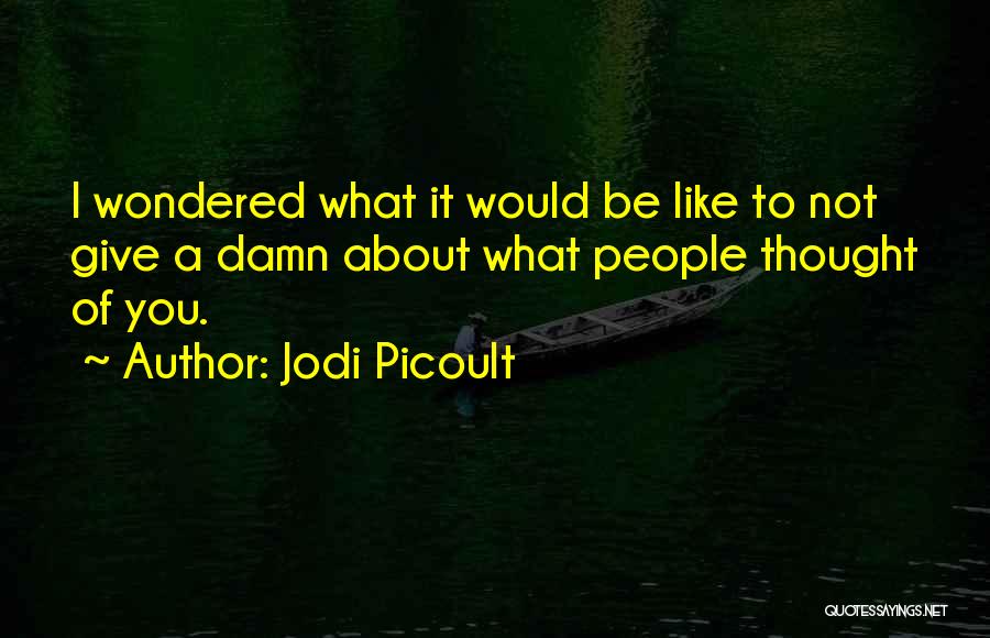 Give A Damn Quotes By Jodi Picoult