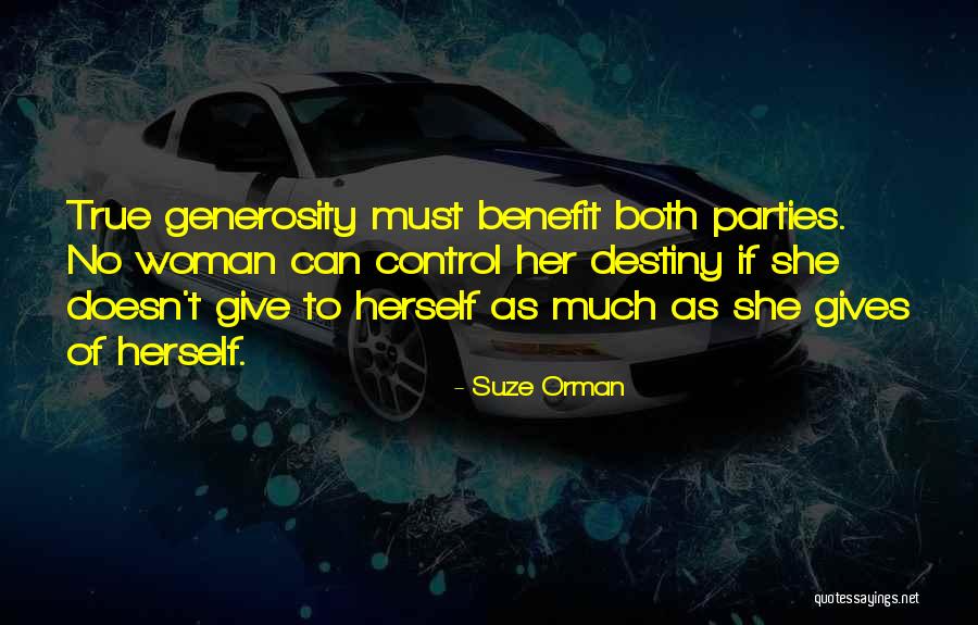 Give A Woman What She Wants Quotes By Suze Orman