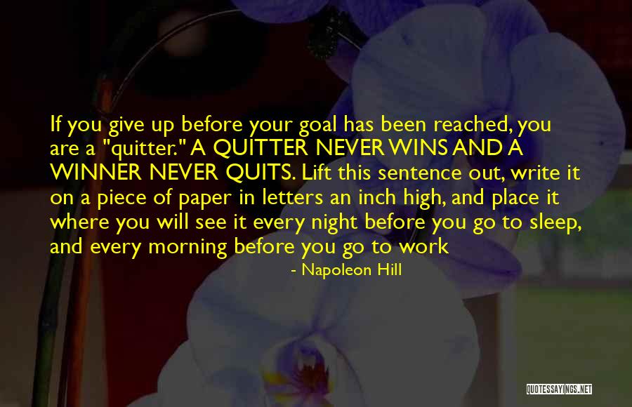 Give An Inch Quotes By Napoleon Hill