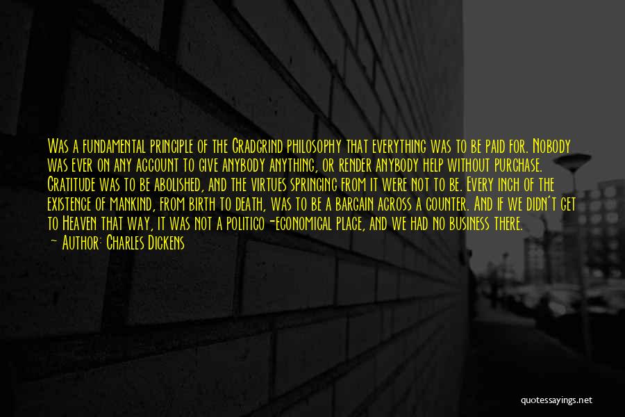 Give And Get Quotes By Charles Dickens