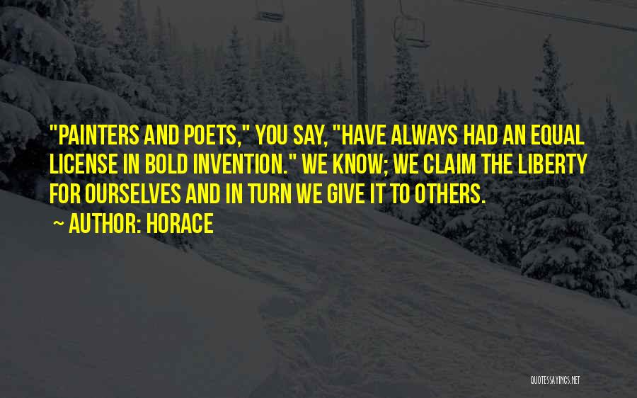 Give And Quotes By Horace