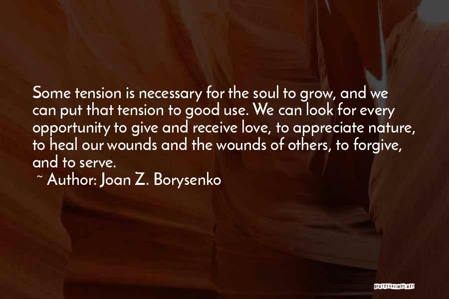 Give And Receive Love Quotes By Joan Z. Borysenko