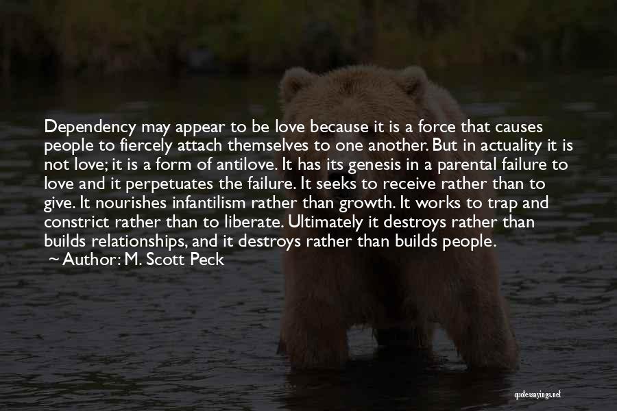 Give And Receive Love Quotes By M. Scott Peck