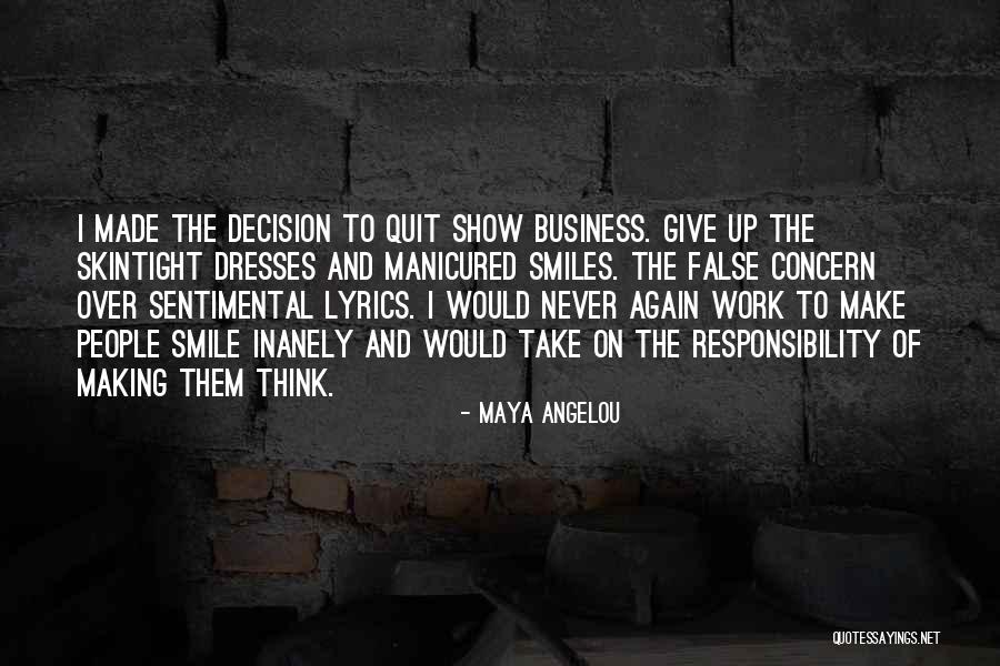 Give And Take Work Quotes By Maya Angelou