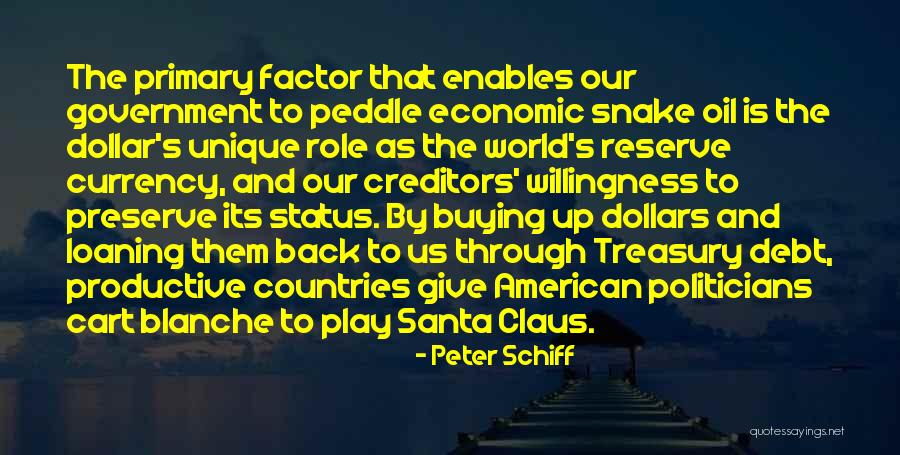 Give Back To The World Quotes By Peter Schiff