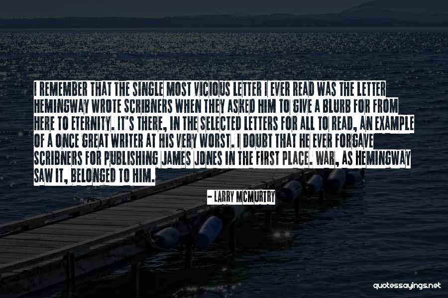 Give Example Of Quotes By Larry McMurtry Give Example Of Quotes By Larry McMurtry