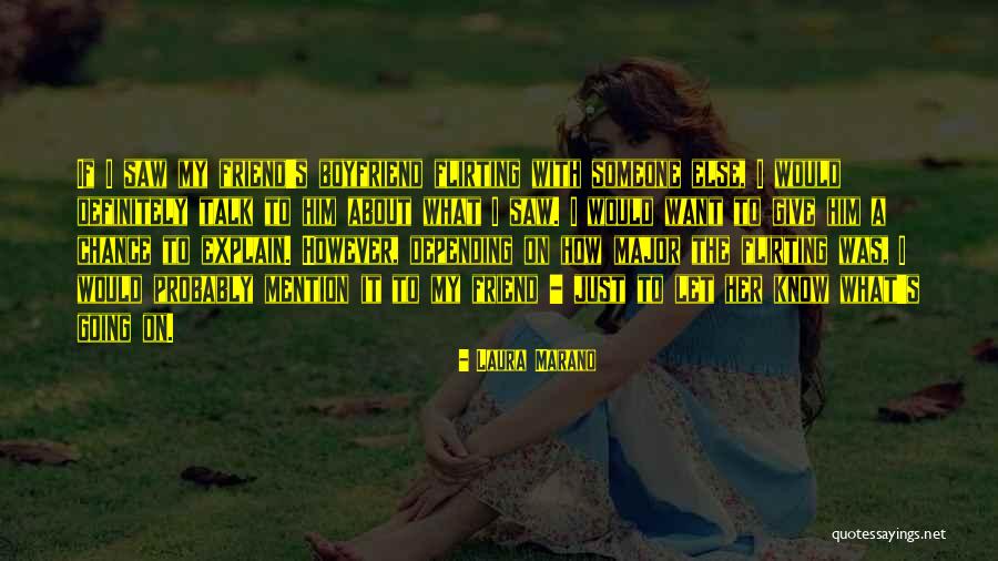 Give Her A Chance Quotes By Laura Marano Give Her A Chance Quotes By Laura Marano