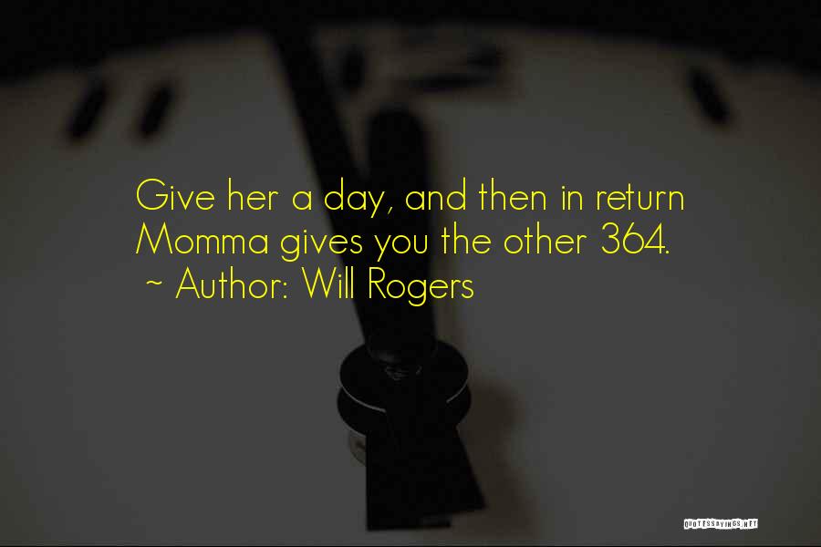Give In Return Quotes By Will Rogers
