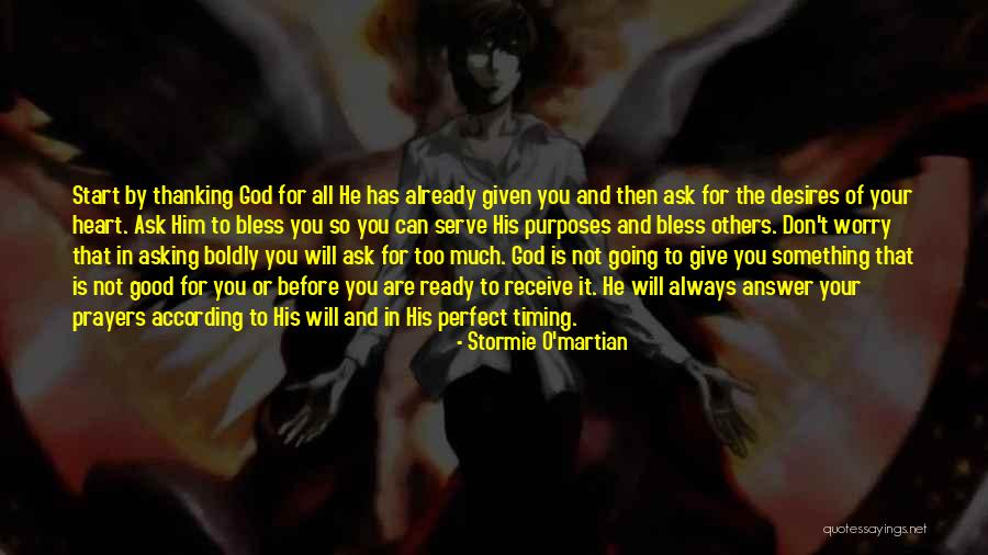 Give It All To God Quotes By Stormie O'martian