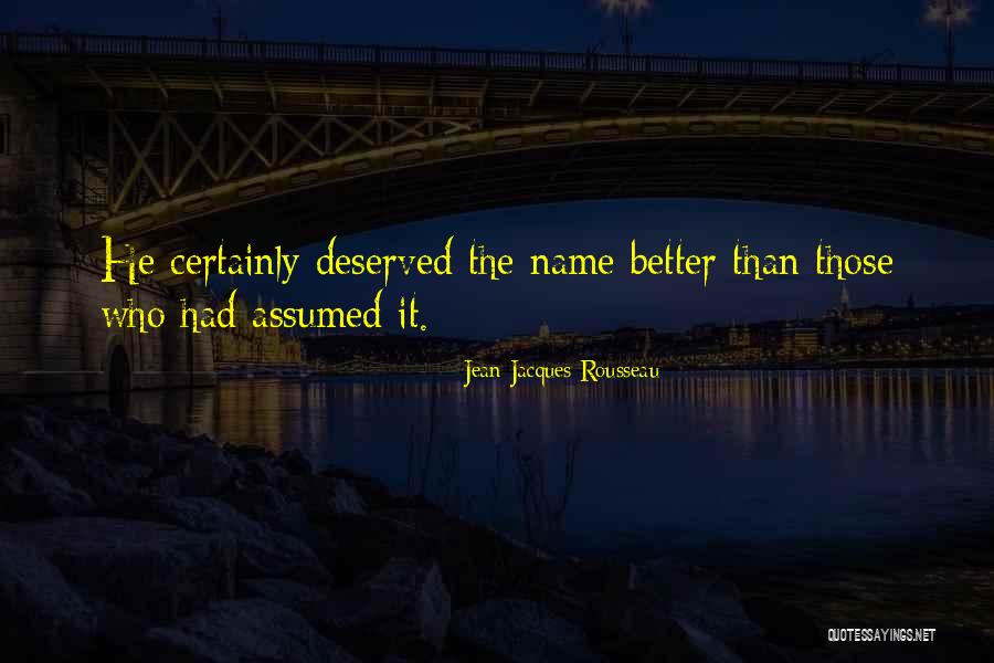 Give Me A Chance Relationship Quotes By Jean-Jacques Rousseau