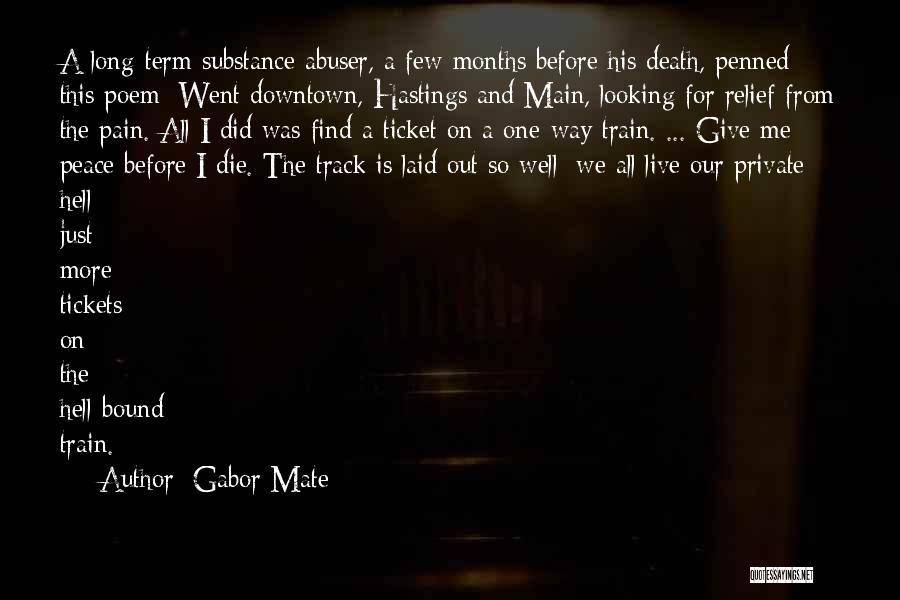 Give Me More Pain Quotes By Gabor Mate