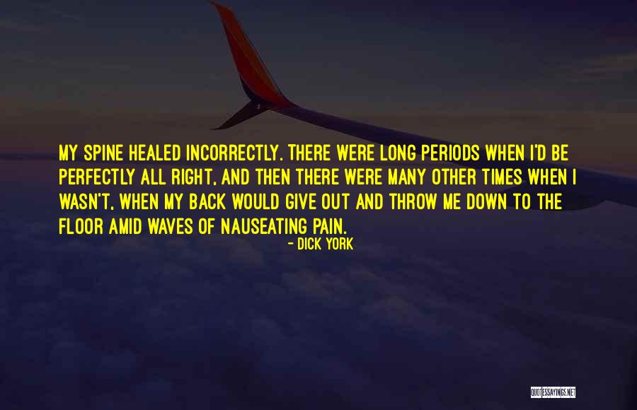 Give Me Pain Quotes By Dick York Give Me Pain Quotes By Dick York