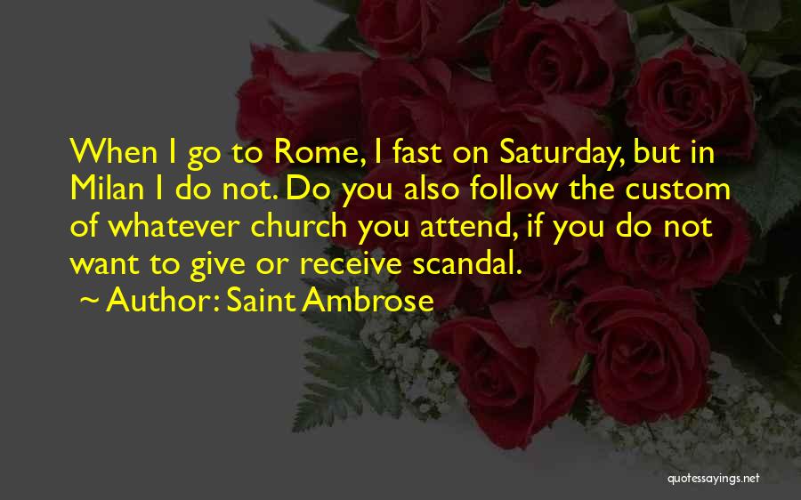 Give Not Receive Quotes By Saint Ambrose