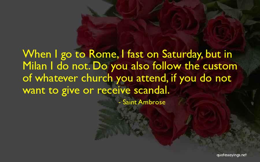 Give Or Receive Quotes By Saint Ambrose