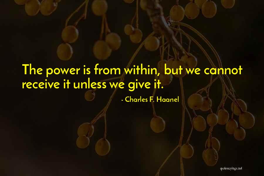 Give Receive Quotes By Charles F. Haanel