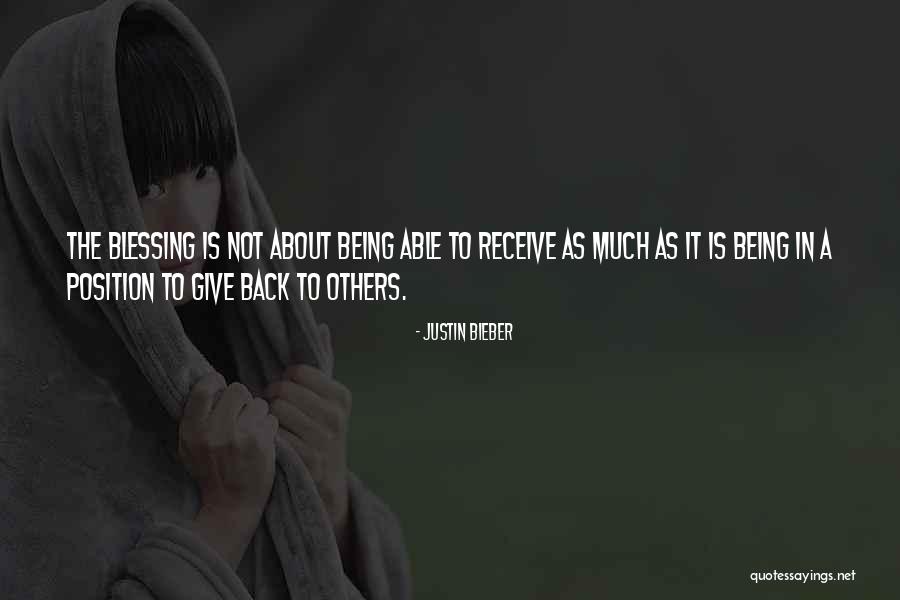 Give Receive Quotes By Justin Bieber