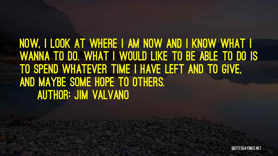 Give Some Time Quotes By Jim Valvano