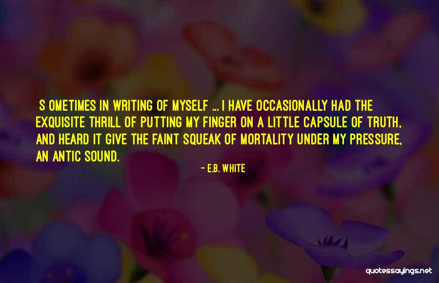 Give The Finger Quotes By E.B. White Give The Finger Quotes By E.B. White
