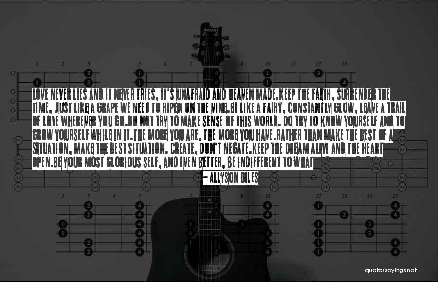 Give Time To Your Love Quotes By Allyson Giles Give Time To Your Love Quotes By Allyson Giles