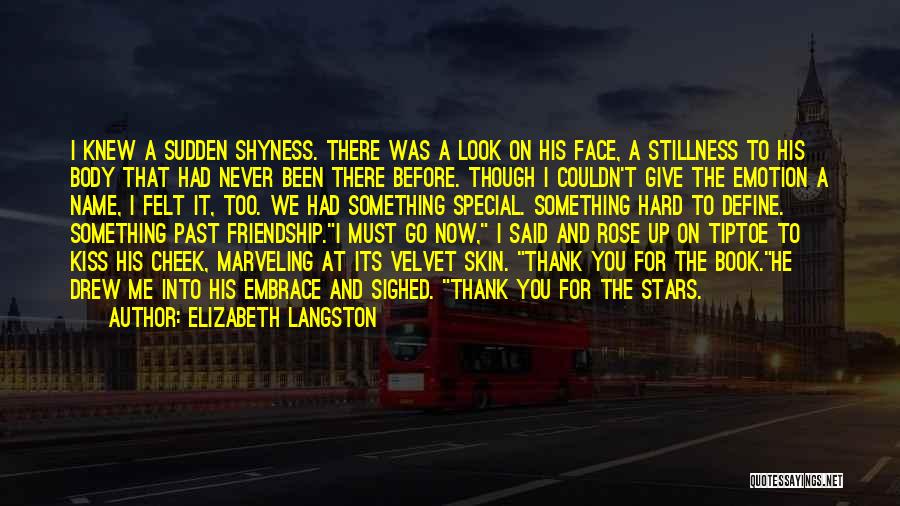 Give Up Never Quotes By Elizabeth Langston