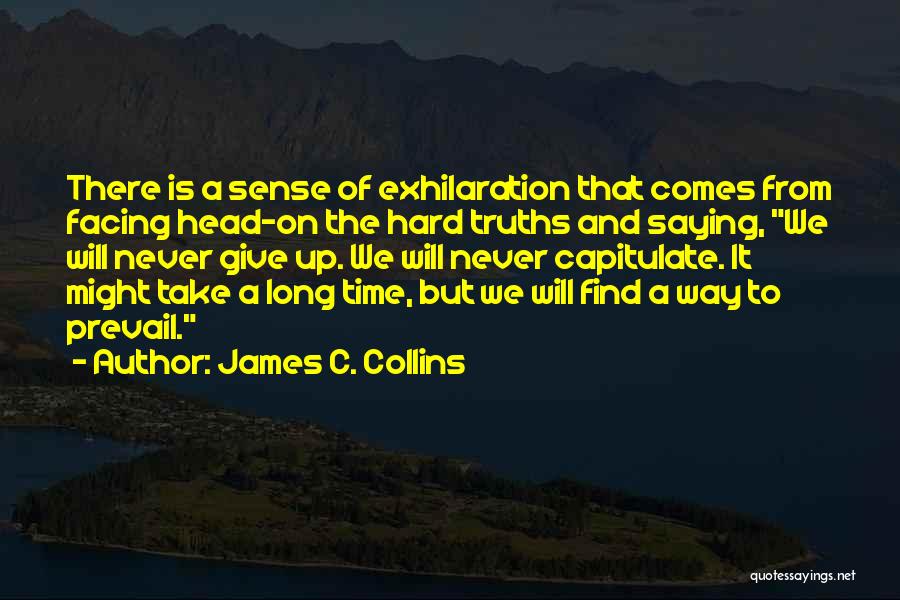 Give Up On Life Quotes By James C. Collins