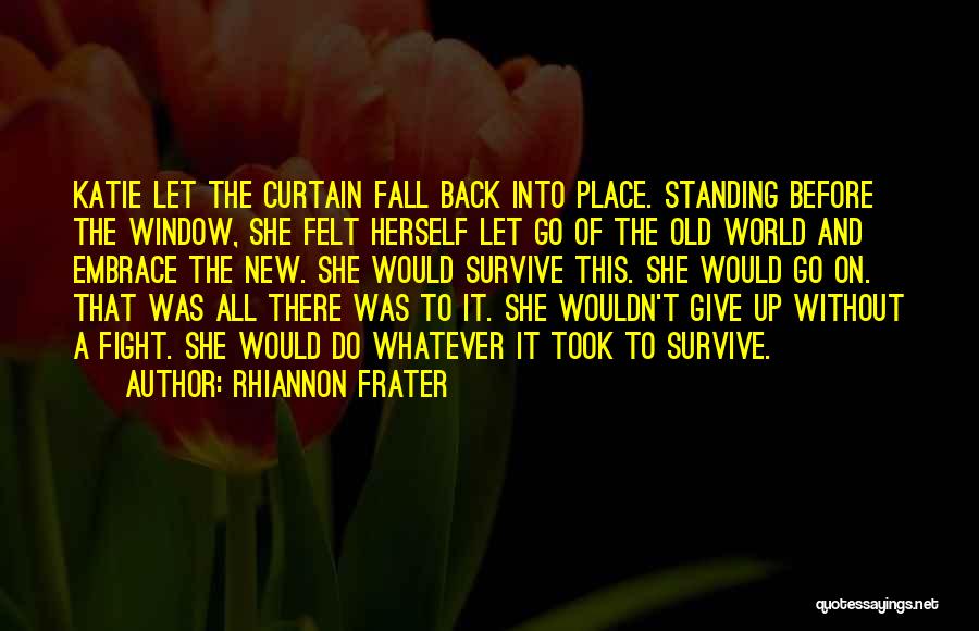 Give Up Quotes By Rhiannon Frater