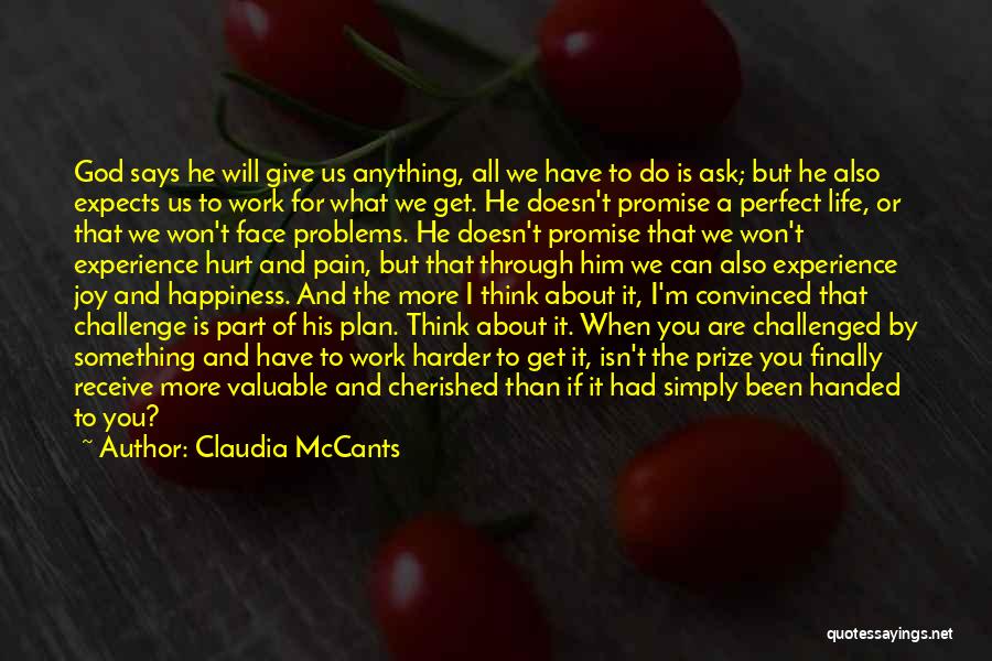 Give You Something To Think About Quotes By Claudia McCants