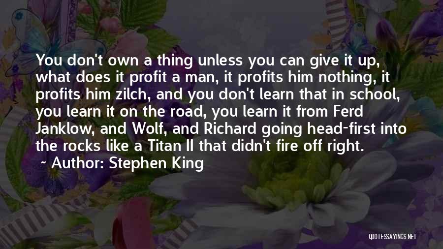 Give Your Man Head Quotes By Stephen King