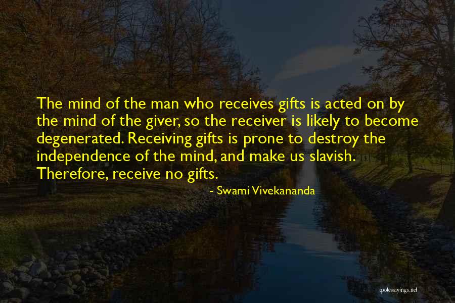 Giver And Receiver Quotes By Swami Vivekananda