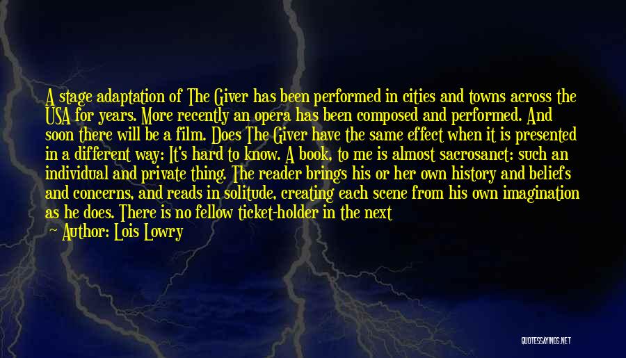 Giver Film Quotes By Lois Lowry