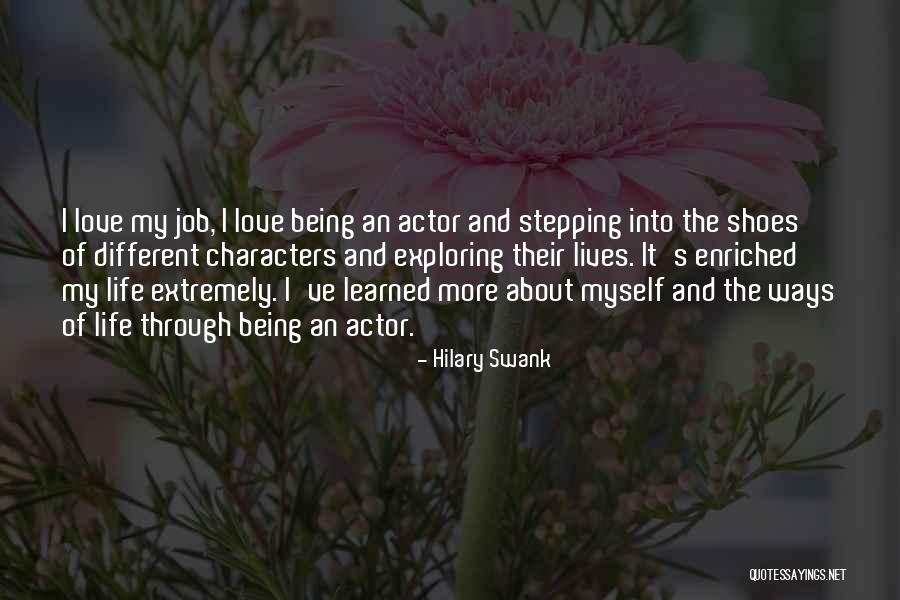 Giving A Relationship A Chance Quotes By Hilary Swank Giving A Relationship A Chance Quotes By Hilary Swank