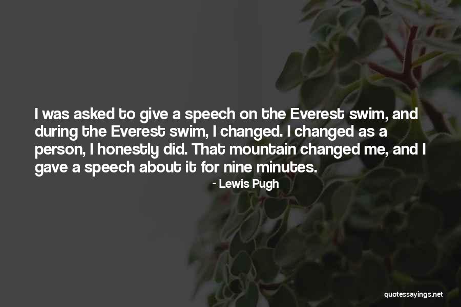 Giving A Speech Quotes By Lewis Pugh Giving A Speech Quotes By Lewis Pugh