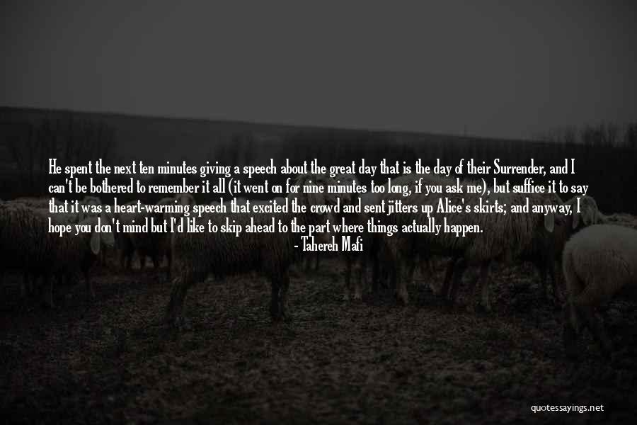 Giving A Speech Quotes By Tahereh Mafi Giving A Speech Quotes By Tahereh Mafi