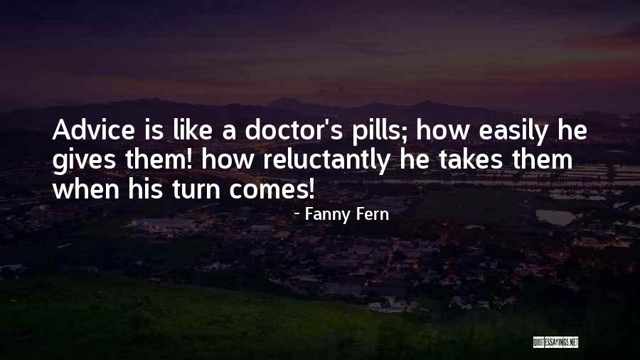 Giving Advice Quotes By Fanny Fern Giving Advice Quotes By Fanny Fern