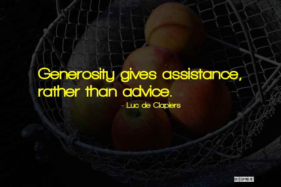 Giving Advice Quotes By Luc De Clapiers Giving Advice Quotes By Luc De Clapiers