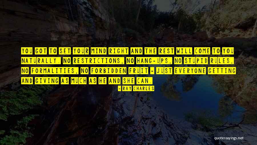 Giving And Getting Quotes By Ray Charles Giving And Getting Quotes By Ray Charles
