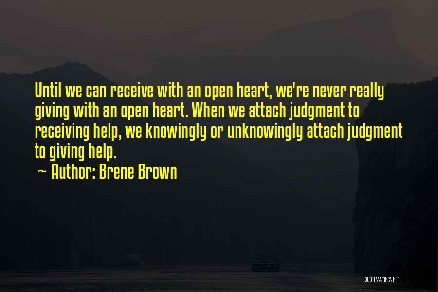 Giving And Receiving Help Quotes By Brene Brown