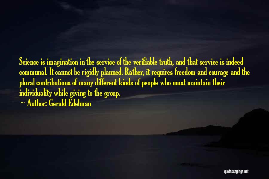 Giving And Service Quotes By Gerald Edelman