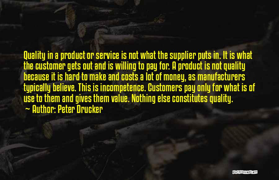 Giving And Service Quotes By Peter Drucker