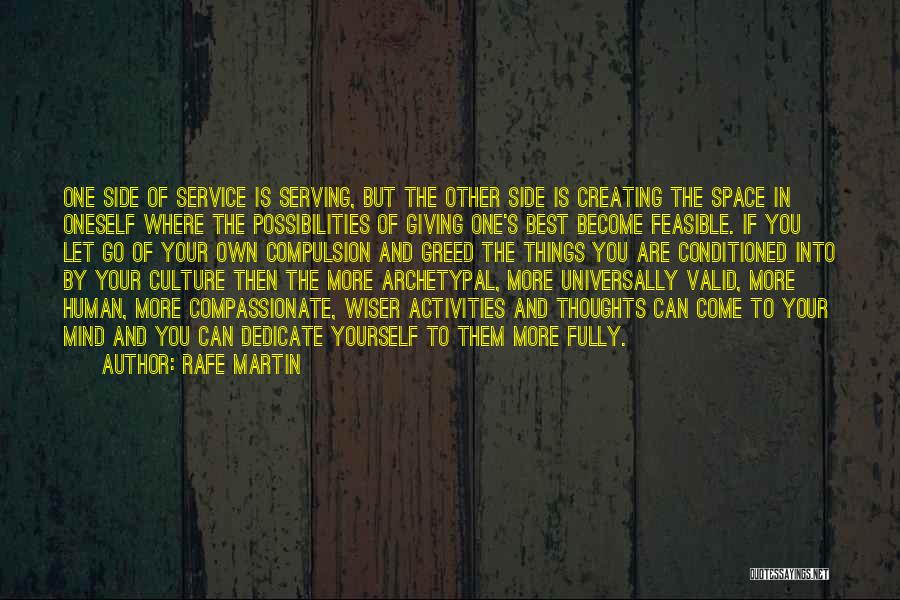 Giving And Service Quotes By Rafe Martin