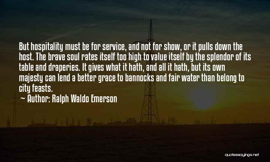 Giving And Service Quotes By Ralph Waldo Emerson