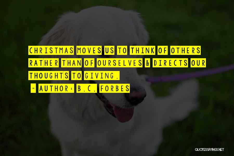 Giving At Christmas Quotes By B.C. Forbes