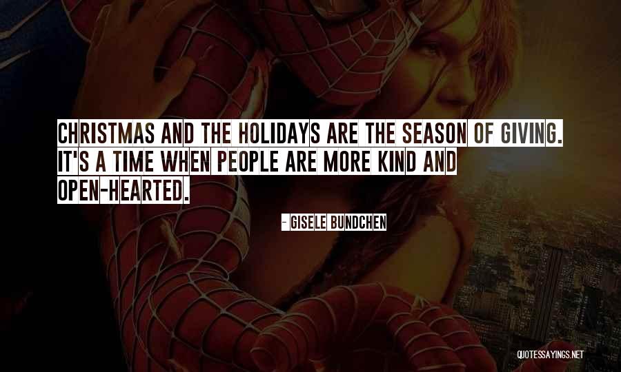 Giving At Christmas Quotes By Gisele Bundchen