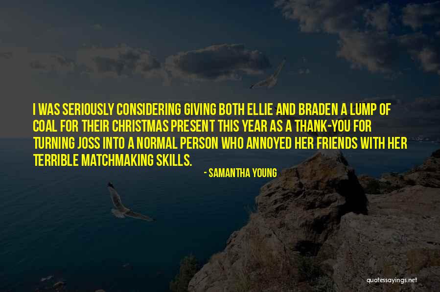 Giving At Christmas Quotes By Samantha Young Giving At Christmas Quotes By Samantha Young