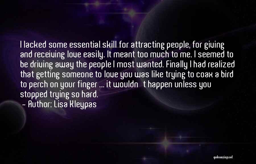 Giving Away Love Quotes By Lisa Kleypas