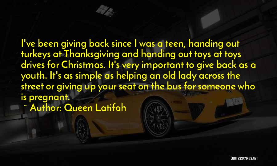 Giving Back At Christmas Quotes By Queen Latifah