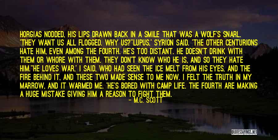 Giving Back In Life Quotes By M.C. Scott