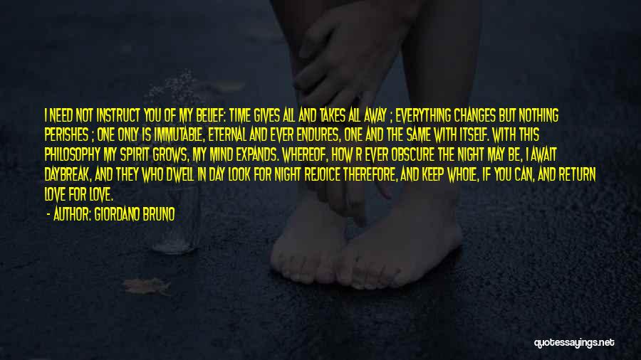 Giving Everything For Love Quotes By Giordano Bruno